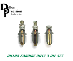 Dillon Precision Carbide Rifle 3 Reloading Die Set