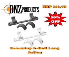 DNZ Reaper 1 inch 1 Piece Browning A-Bolt Long Action Rifle Scope Mount