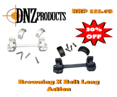 DNZ Reaper 1 inch 1 Piece Browning X-Bolt RH Long Action Rifle Scope Mount