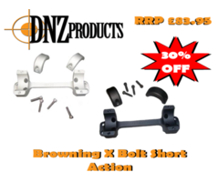 DNZ Reaper 1 inch 1 Piece Browning X-Bolt RH Short Action Rifle Scope Mount