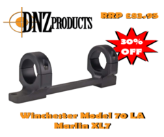 DNZ Reaper 1 Piece 1 inch Savage 93R17 Rifle Scope Mount