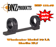 DNZ Reaper 1 Piece Winchester Model 70 LA & Marlin XL7 Rifle Scope Mount