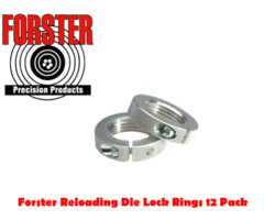 Forster Reloading Die Lock Rings 12 Pack