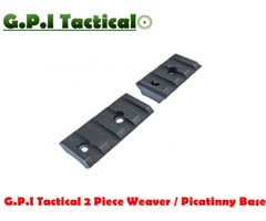 G.P.I Tactical 2 Piece Savage SA or LA Round Rear Weaver / Picatinny Scope Mount