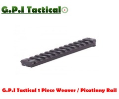 G.P.I Tactical FN Mauser & Clones Weaver / Picatinny 1 Piece Scope Mount Rail
