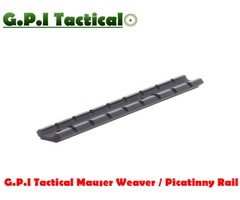 G.P.I Tactical German Mauser Weaver / Picatinny 1 Piece Scope Mount Rail