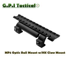G.P.I Tactical HK MP5 Claw Mount with Weaver Scope Rail