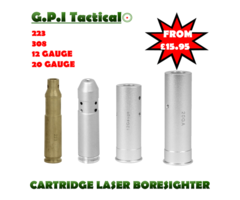 G.P.I Tactical Laser Cartridge Boresighter – Different Calibres Available