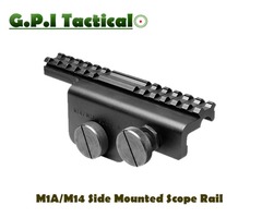 G.P.I Tactical M1A/M14 Side Mounted Scope Weaver Rail