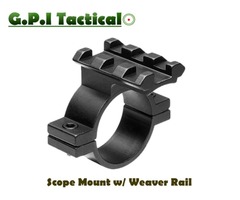G.P.I Tactical Scope Ring with Weaver Rail in 1 inch or 30mm