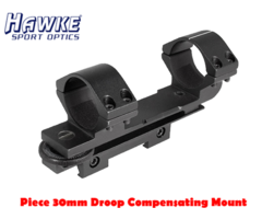 Hawke 1 Piece 30mm Droop Compensating Mount Weaver (HM7218)
