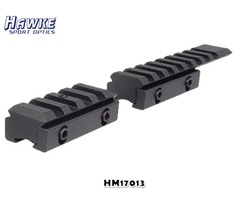 Hawke 2 Piece 11mm / 3/8″ to Weaver / Picatinny Adapter – HM17013