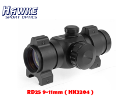 Hawke Red Dot RD 1×25 AGSR 9-11mm 4 MOA (HK3204)