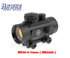 Hawke Red Dot Sight 30mm – 1×30 9-11mm (HK3205)