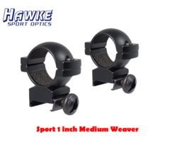 Hawke Sport 1 inch High Weaver Scope Rings (HM5207)