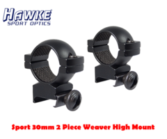 Hawke Sport 30mm High Weaver Scope Rings (HM5208)