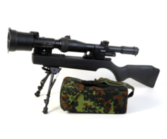 Hensoldt ZF SSG 3-12×56 Illuminated Riflescope with Zeiss Hensoldt NSV80 Night Vision Sight