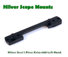 Hilver Steel Full Bore 1 Piece Krico 600 Left Hand Rifle Base (1914)