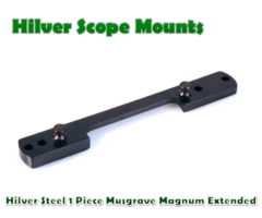 Hilver Steel Full Bore 1 Piece Musgrave Magnum Extended Rifle Base (3045)