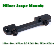 Hilver Steel Full Bore 1 Piece QD Rifle Base For CZ537 SA / ZK601 CZ550 (1815N)