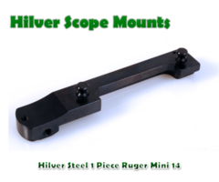 Hilver Steel Full Bore 1 Piece Ruger Mini 14 Rifle Base (1819H)