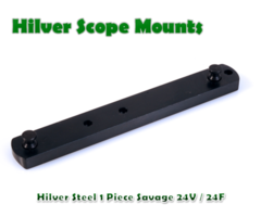 Hilver Steel Full Bore 1 Piece Savage 24V / 24F Rifle Base (1953)