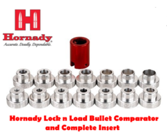 Hornady Lock n Load Bullet Comparator and Complete 14 Insert Set
