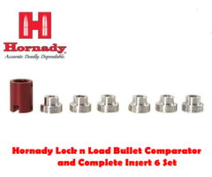Hornady Lock n Load Bullet Comparator and Complete 6 Insert Set