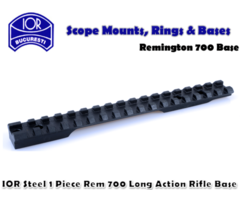 IOR Steel 1 Piece Tactical 20 MOA Remington 700 Long Action Rifle Base