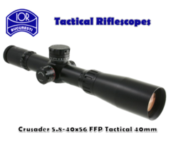 IOR Crusader 5.8-40×56 FFP Tactical 40mm Illuminated MOA/MOA Xtreme X1 Rifle Scope