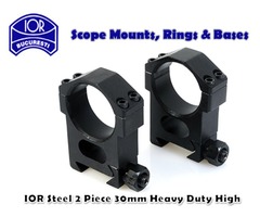 IOR Steel Heavy Duty 30mm High Rifle Scope Rings