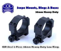 IOR Steel Heavy Duty 30mm Low Rifle Scope Rings