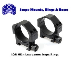 IOR Steel Heavy Duty 35mm Low Rifle Scope Rings