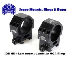 IOR Steel Heavy Duty 35mm Medium 30 MOA Rifle Scope Rings