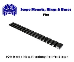 IOR Steel Tactical Flat 1 Piece Blaser Picatinny / Weaver Rifle Base