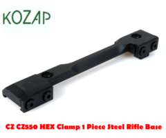 KOZAP CZ CZ550 1 Piece Steel Rifle Base