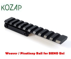 Kozap Steel Weaver 1 Piece Brno ZH Picatinny Rail
