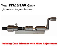 L.E.Wilson Stainless Steel Case Trimmer with Micrometer Adjustment Kit: CT-SSKit