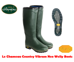 Le Chameau Country Vibram Neoprene Wellington Boots