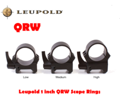 Leupold QRW 1 inch Rifle Scope Rings