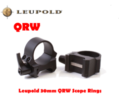 Leupold QRW 30mm Rifle Scope Mount Rings