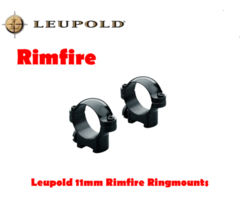 Leupold Rimfire 1 inch Steel 11mm 3/8 / 13mm Scope Ring Mounts
