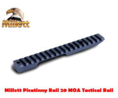 Millett Picatinny Rail 20 MOA Tactical Rifle Rail