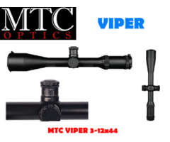 MTC Rifle Scope Optics Viper 3-12×44