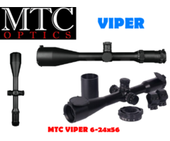 MTC Rifle Scope Optics Viper 6-24×56