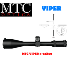 MTC Rifle Scope Optics Viper 8-32×60 Reticle SCB