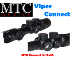 MTC Rifle Scope Optics Viper Connect 3-12×32