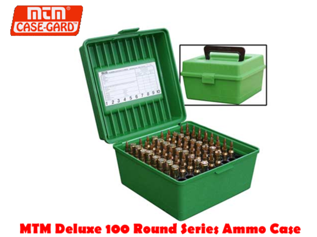 MTM Flip-Top Ammo Box 223 WSSM, 243 WSSM, 500 S&W Mag 50-Round Plastic