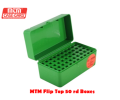 MTM Rifle Flip Top Case-Gard R-50 RD Ammo Box