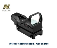 NcStar 4 Reticle Weaver Mount Red / Green Dot Reflex Sight – D4RGB